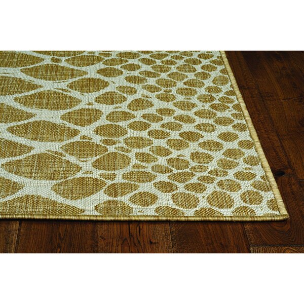 Homeroots 47 x 31 in. Natural Polypropylene Rug 375247 - main